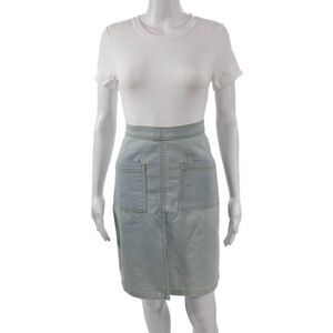 Bishop and Young Women Straight Pencil Skirt Light Blue Knee Length Size M